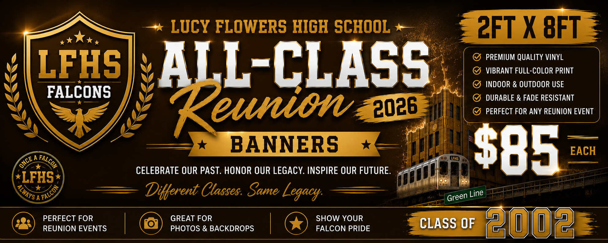 2ft X8ft Banner