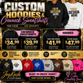 Custom Sewatshirts/Hoodies