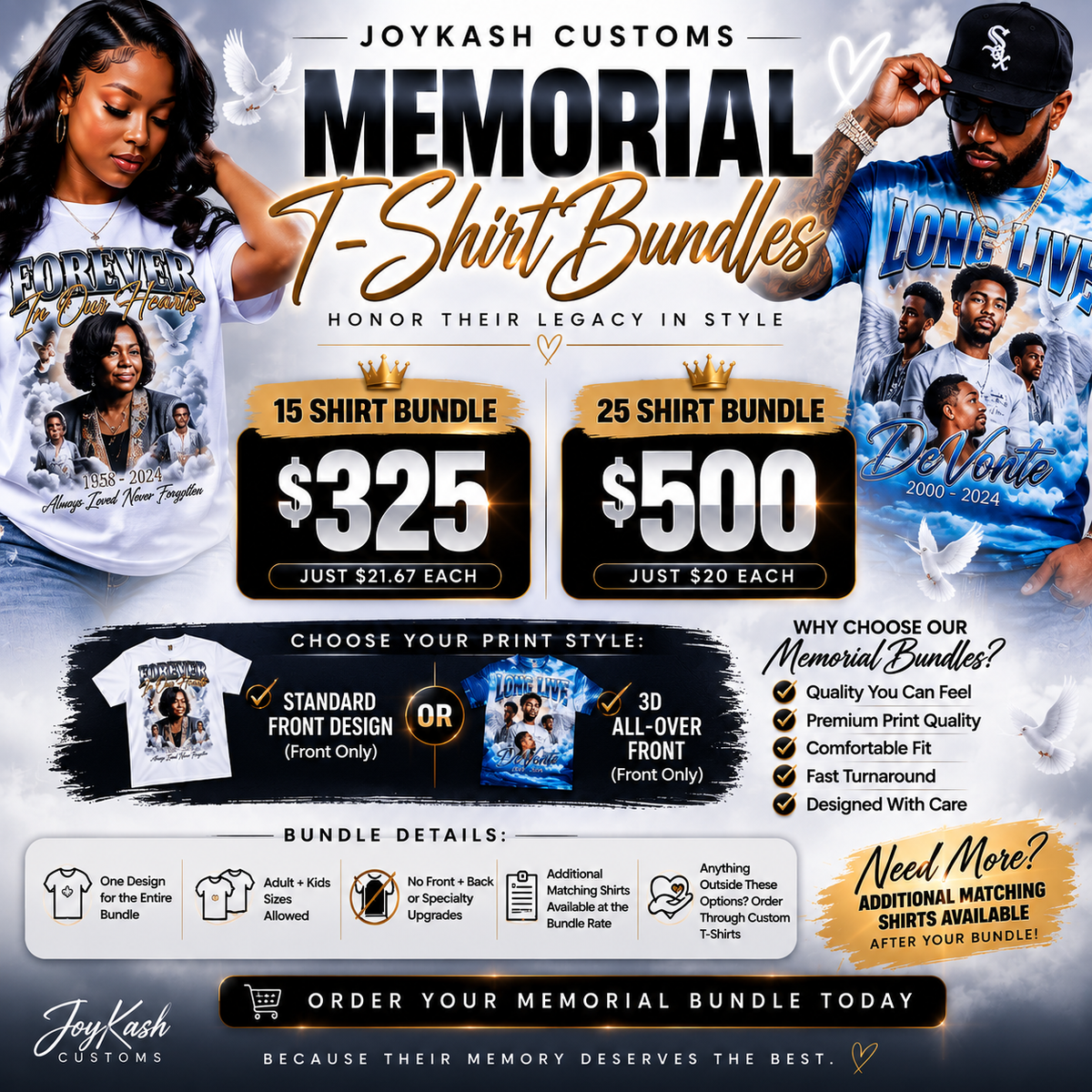 Memorial T-Shirt Bundle