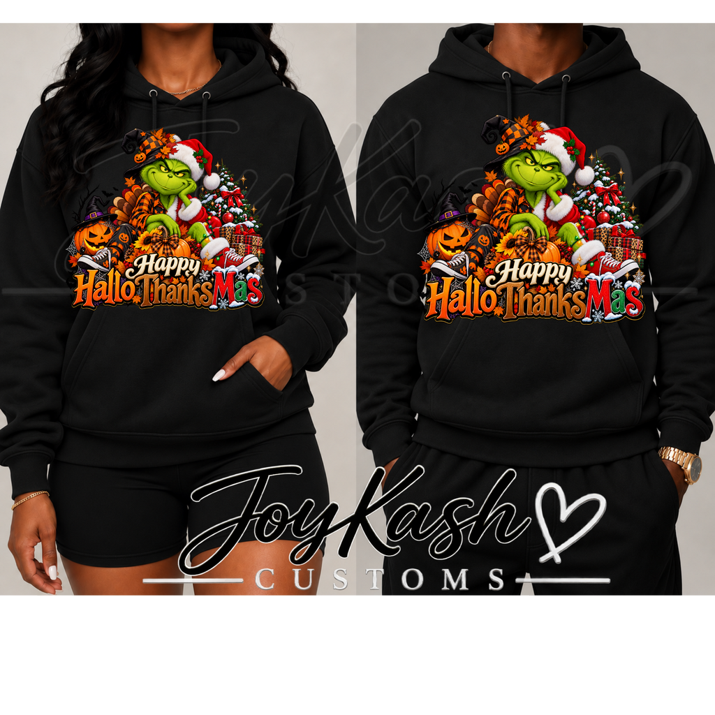 'Cool Grinch' Happy HalloThanksMas