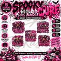 Spooky For A cure Breast Cancer Awareness PNG Bundle