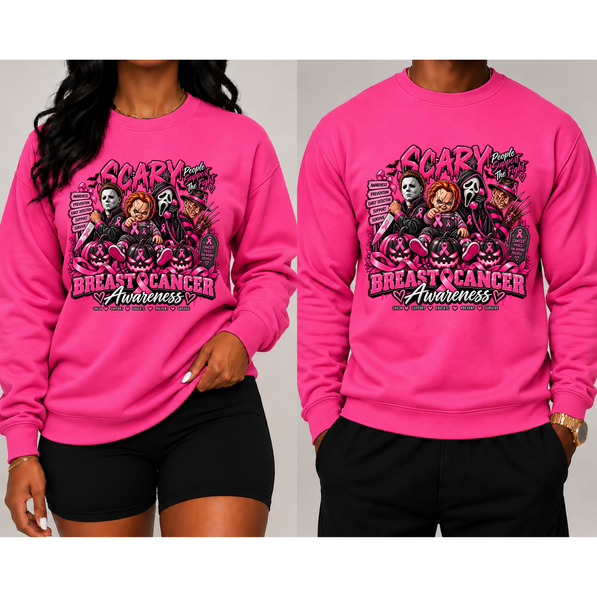 Scary People Support The Fight Sweatshirt