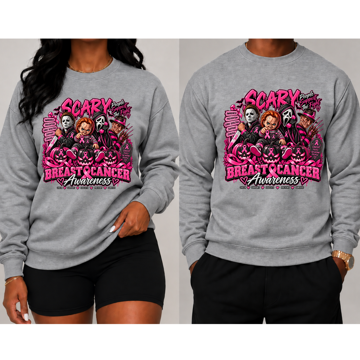 Scary People Support The Fight Sweatshirt
