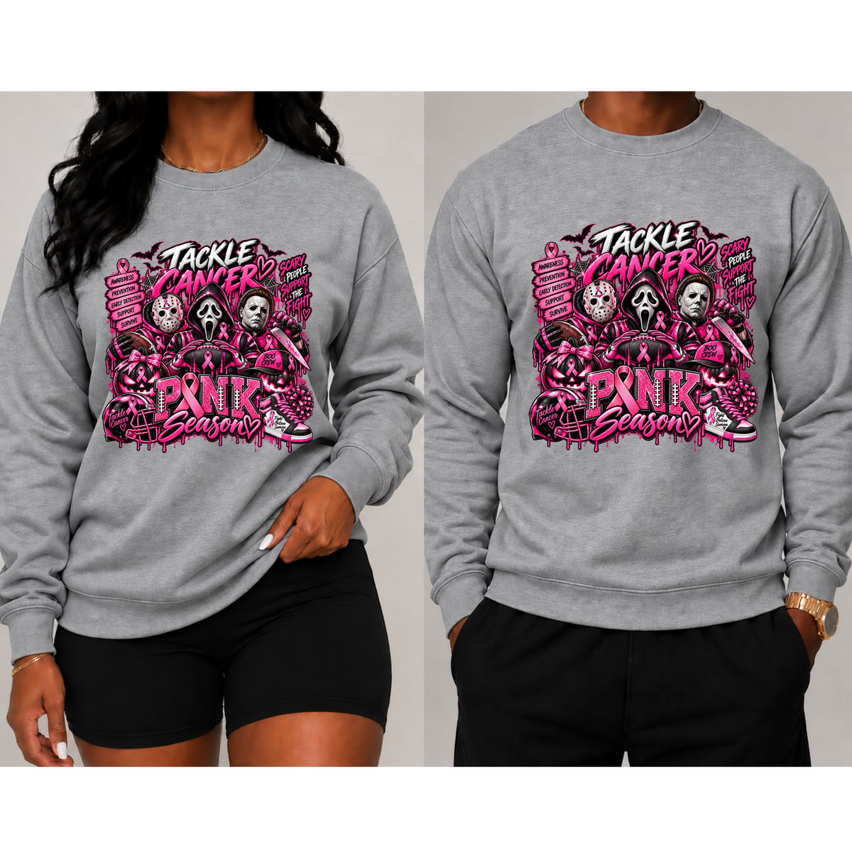 Tackle Cancer-Pink Season Sweatshirt